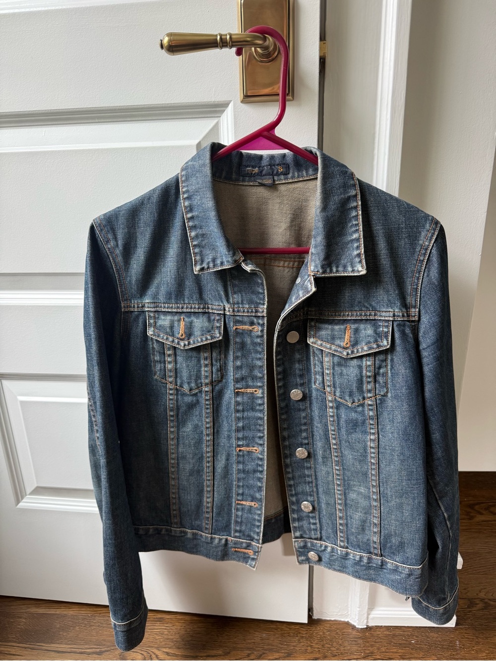 J. Crew Women's Denim Jacket in Medium Blue Wash